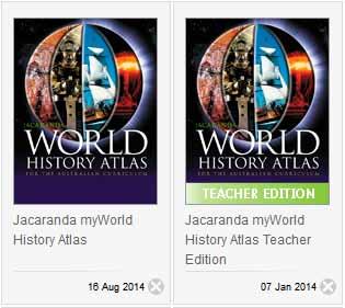 Teacher Edition User Guide Getting started with myworld History Atlas Teacher Edition To access your myworld Atlas