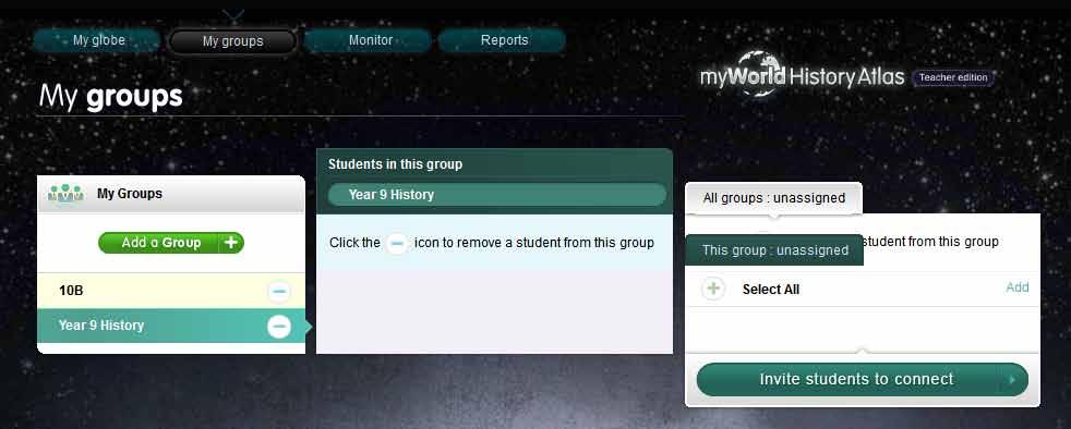 User Guide Teacher Edition 5 Type in a new group name (e.g. Year 9 History).
