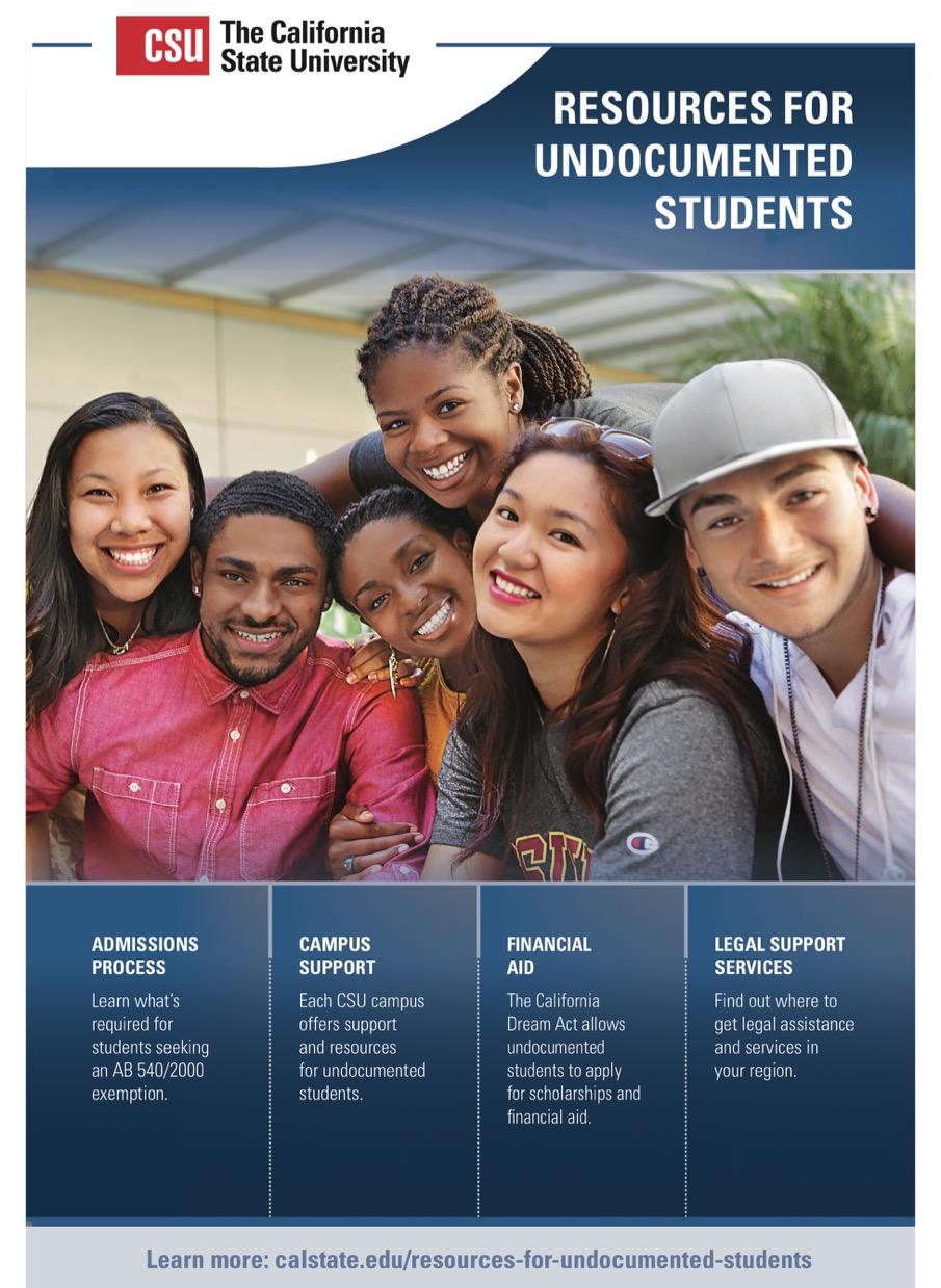 Resources for AB540 and Undocumented Students Resources available include information on grants, loans and