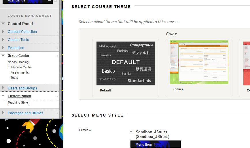Assignment: Add style your class with a Course Theme / button change.