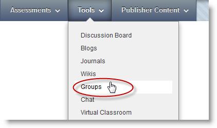 Exercise 3: Adding an individual group link to a content area 1.