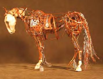 Copper Horse, 2005 Ceramic, Copper, mixed