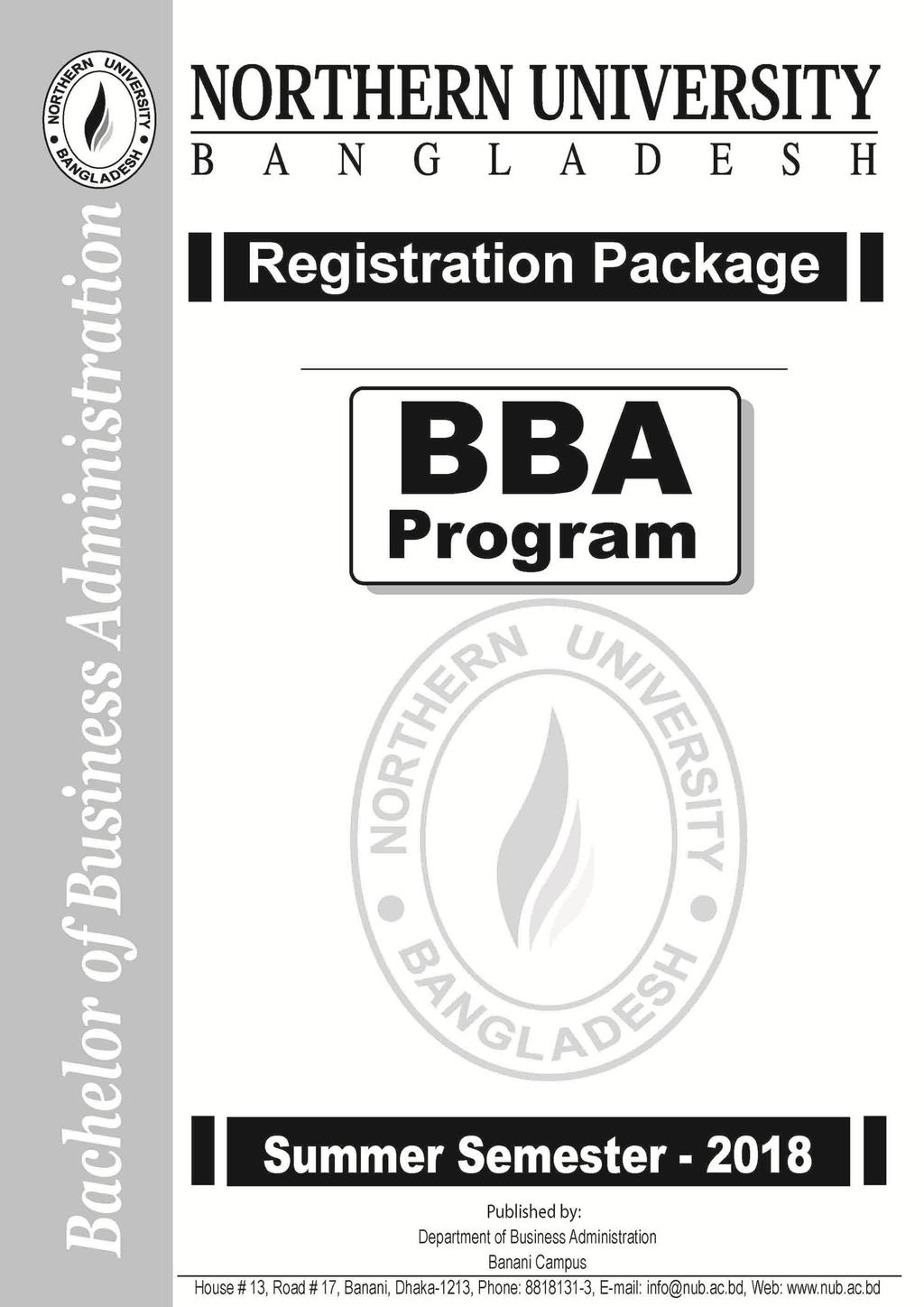 NUB Banani Campus, Registration