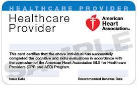 Acceptable BCLS Cards for Colorado EMS Certification As stated in Colorado Board of Health Rules 6-CCR-1015-3, Chapter
