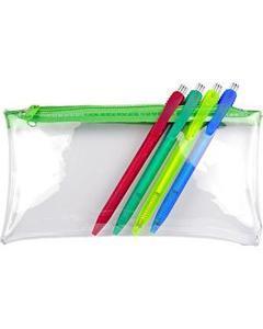 pencil case/clear bag Rubber