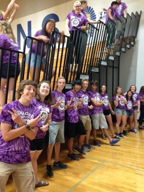 LINK CREW! On MONDAY, AUGUST 28 at 7:58 AM all freshmen get to report to the A-Gym for Freshmen Orientation!