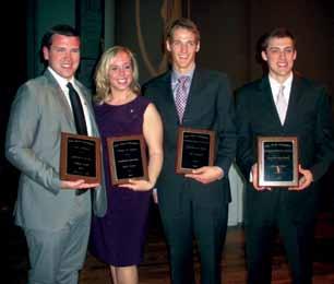LEADERSHIP+HONOR Governing Councils Garner National Attention The Ball State Interfraternity and Panhellenic councils continue to receive awards for excellence in council operations and community