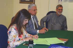 Through this MoU, SZABIST students enrolled in Bachelors of Arts in