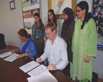 Under this MoU, SZABIST Faculty of Law Department will be working on