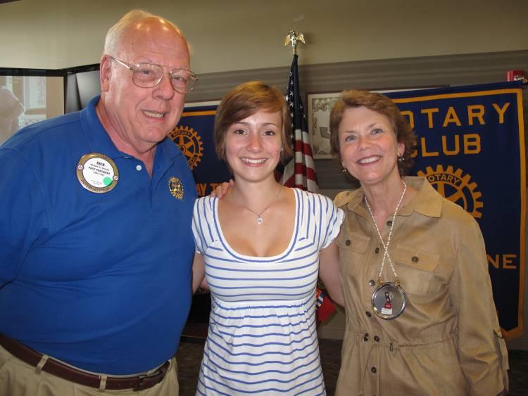 Speaking of Rotary Youth Exchange Students! We had a RYE alumni join us for lunch last Monday!