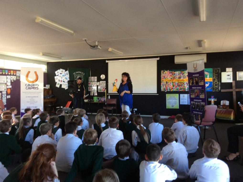 OUR WEEK AT ST PATRICK S Cavallo Capers - Last Thursday the students were entertained