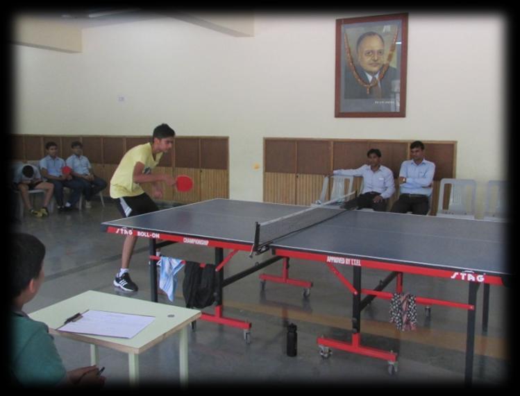 Table Tennis The budding sports stars of OPJMS have been sweating their brow and are willing to go an extra mile to upgrade the status of sports not only in the