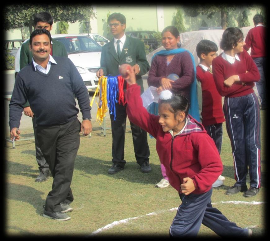 11 students of the Special Education Wing participated in the State Level Special Olympic Games organized by the Ministry of Sport and Youth Affairs, Government of Haryana at Delhi Public School,