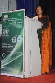 Dr. Vandana Raghav presented a paper titled Green environmental She focused on economic growth and environmental sustainability.