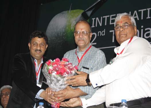 Rajesh Bajaj, Sri Ram Kailash Gupta & Dr. Ajay Kumar lighting of lamp The Chief Guest of this occasion Prof. I. M.