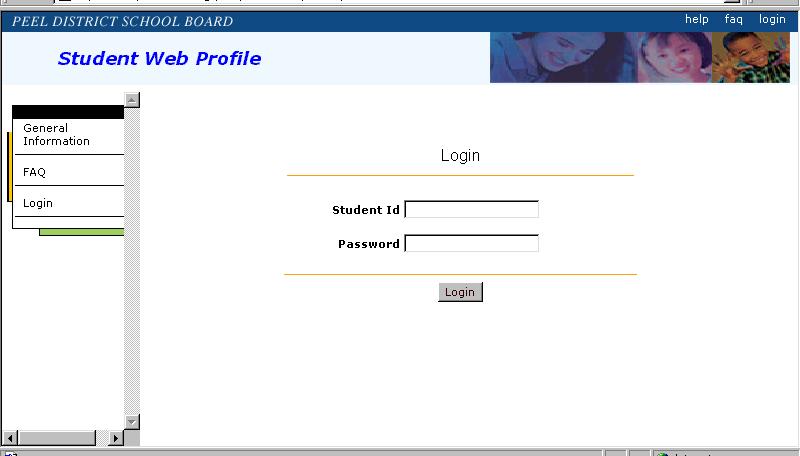 Login = Student # Password