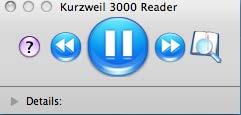 You will have the text read out loud using the Kurzweil 3000 Reader.