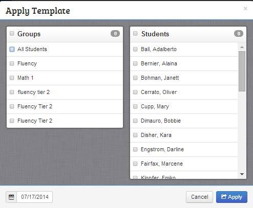 easycbm creates the template and the Success page appears. 11. Do one of the following: Click Close to exit the wizard and return to the Instructional Interventions tab.