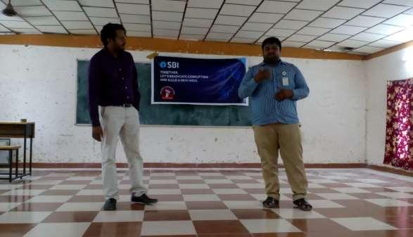 Kranti Kiran, Branch Manager, SBI Pedatadepalli branch, and Mr.