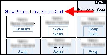 remove all students from the seating chart.