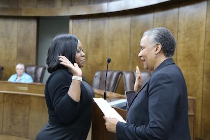 Booker be appointed to fill the unexpired term of former Trustee Merlin Griggs Position 6 seat, while Mrs.