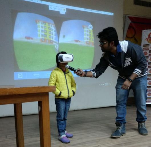 Babita Biswas of Briatosh announced a football championship and conducted a Digital painting and