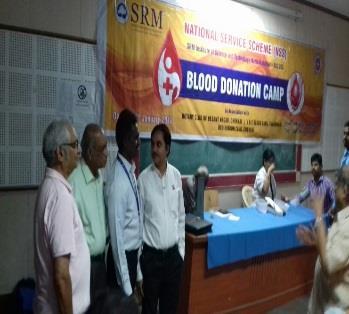 Blood Donation Camp conducted by SRM
