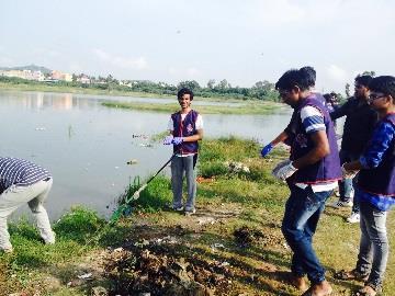 Lake Cleaning at Keelkatalai The