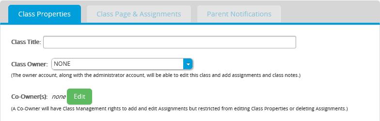 In Study Island, creating a class has two distinct parts: First, creating the Class (this page).