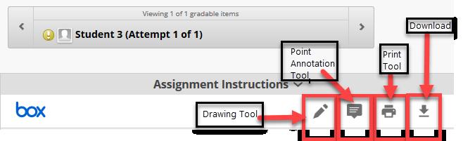 If you wish to draw, click on the drawing tool to circle or strikethough.