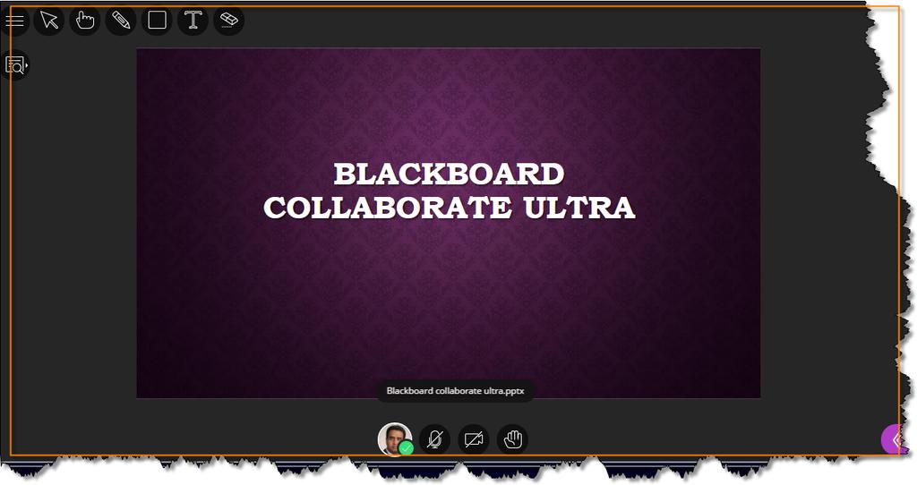 Find Your Way Around: Blackboard Collaborate Ultra Layout Blackboard Collaborate Ultra layout is organized into three convenient areas: 1. Media Space 2. Session Menu 3.