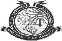 [ UNIVERSITY OF KASHMIR Revised B.Ed Centre Notice Session: December 2015 January, 2016 For the students B.