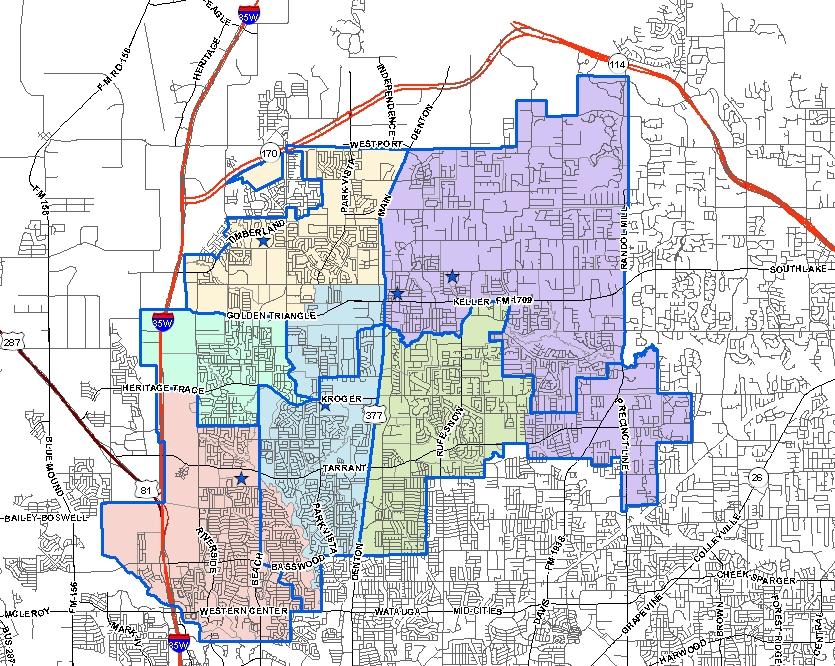Concept Plan A 1. Move Willis Lane area from Central High School to Keller High School 2. Move Whitley Road Elementary from Central High School to Keller High School 5 4 2 1 3 3.