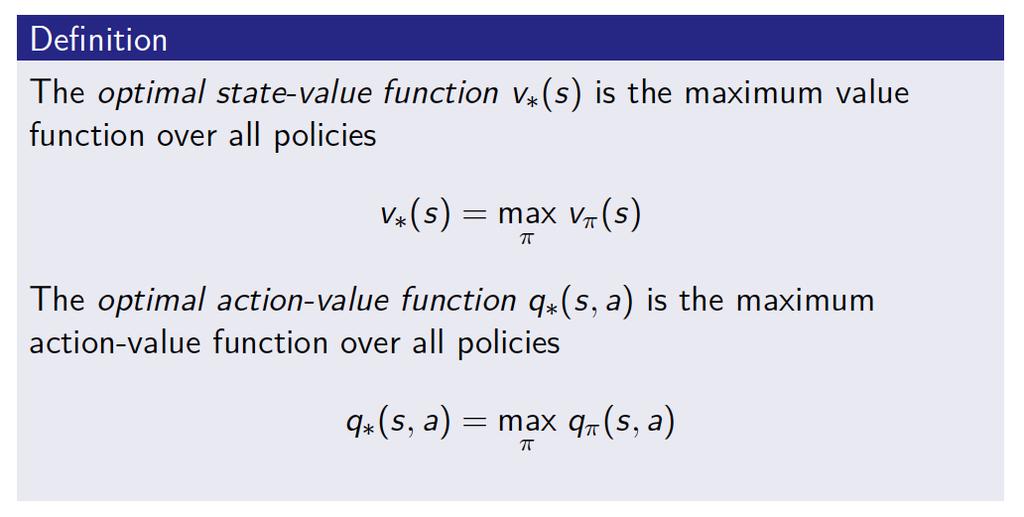 Optimal Value Functions are Best Achievable Cumulative Expected Rewards!