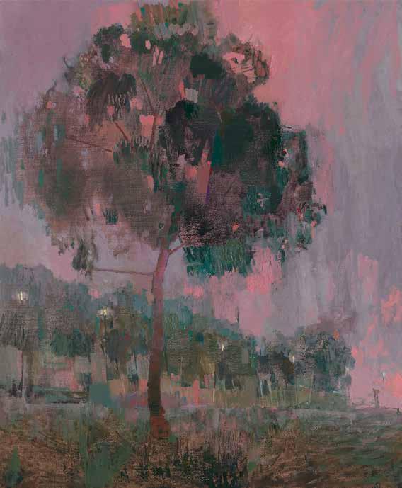 Tree at dusk, 2017 87 x