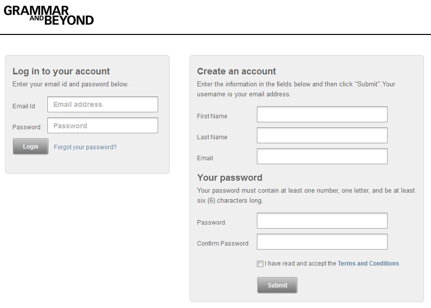 You will need to create an account using the