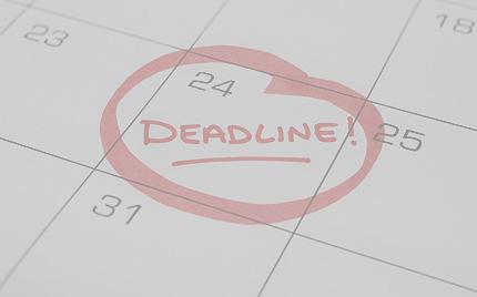 Know Your Deadlines CSU Application Submit October 1 Nov 30 www.csumentor.
