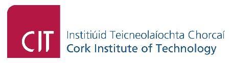 CORK INSTITUTE OF TECHNOLOGY PROGRAMMATIC REVIEW OF THE SCHOOL OF SCIENCE &