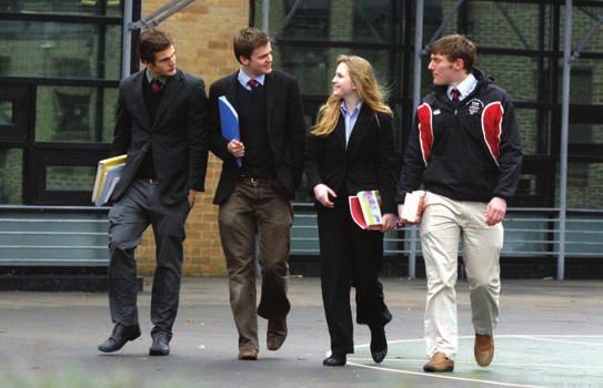 The Sixth Form Curriculum Sixth Formers enjoy a bespoke curriculum and the timetable is organised each year around the choices of the majority of pupils.