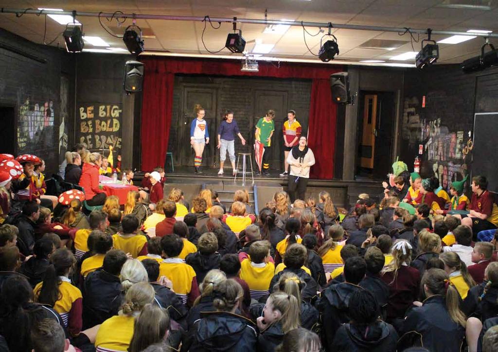 Year 7-8 students enjoy Theatresports in our