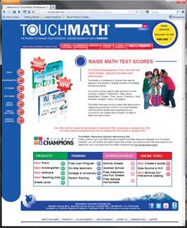 Find detailed descriptions and free sample pages of all grade-level programs, learn how and why TouchMath is effective, browse research papers and testimonials validating the program s