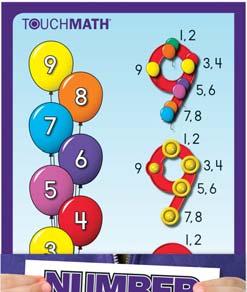 The TouchMath First Grade Program also uses an