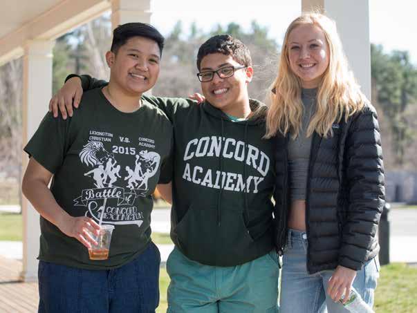 How does the mix of day students and boarders add to life at CA?
