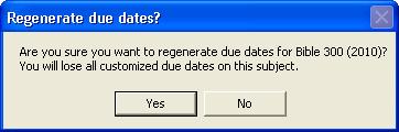 Next, select the new End Date and Start Date you wish to use, either by typing the date into the appropriate box or click the existing date and then the arrow to the right of the date.