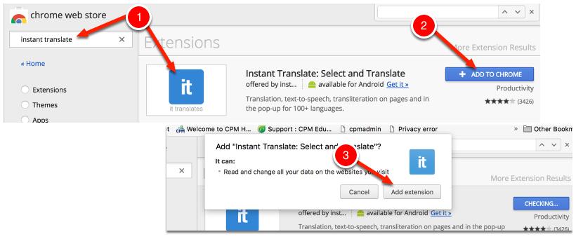 Add the extension to your Chrome Browser. Go into Chrome.