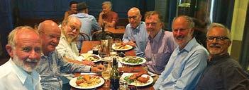 This n That For the second time, TAS Old Boys in South Australia were hosted to a reunion dinner by Brad Fenner (Staff 97-98) and his wife Barbara at St Jacques, the elegant Adelaide residence of the