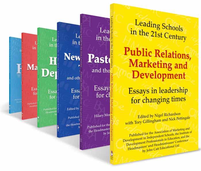 Leading Schools in the 21st Century Public Relations, Marketing and Development Twenty-six writers provide a wealth of practical experience of public relations, marketing and development in schools,