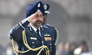 INTERNATIONAL अ तरर ष ट Air Chief Marshal BS Dhanoa On 4-Day Visit to