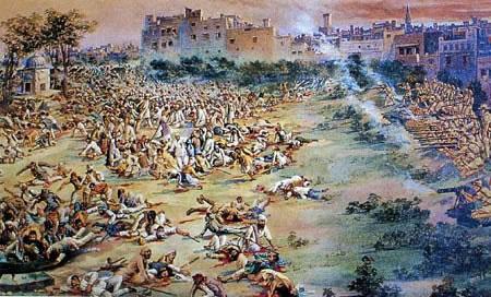 Source B: An illustration of the Amritsar Massacre of 1919. What can you learn from Source A about the Amritsar Massacre?