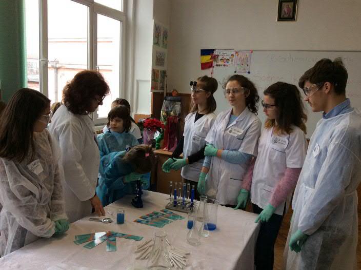 The pupils were instructed to follow a chemical protocol to produce an